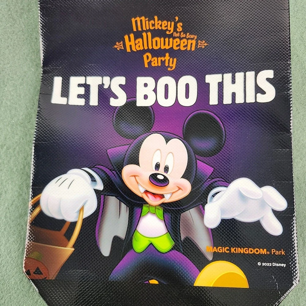 Lot 3 2022 Mickey's Not So Scary Halloween Disney 50th Let's Boo This Candy Bags - Picture 3 of 6